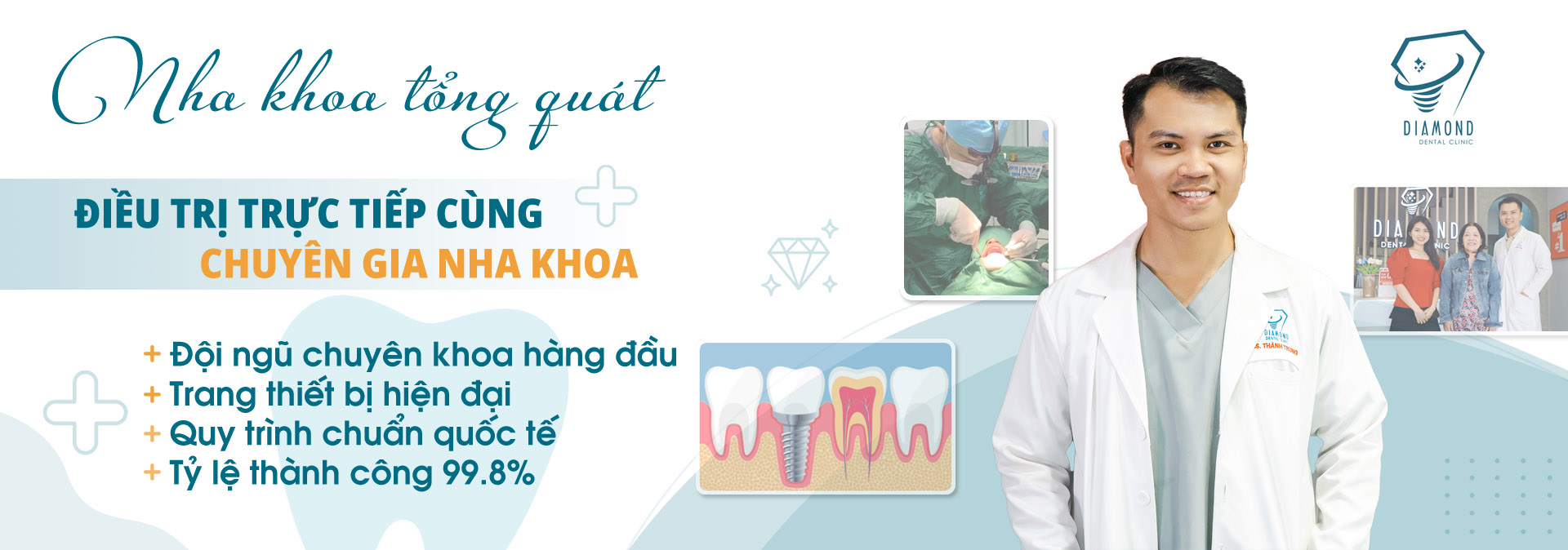 Nha khoa tổng quát tại Nha khoa Diamond Biên Hòa.
