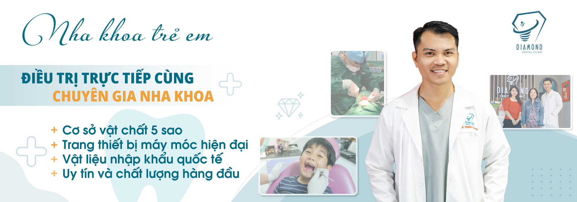 Dịch vụ nha khoa trẻ em tại Nha khoa Diamond Biên Hòa.