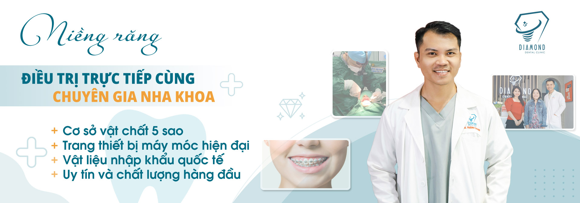 Dịch vụ niềng răng tại Nha khoa Diamond Biên Hòa.