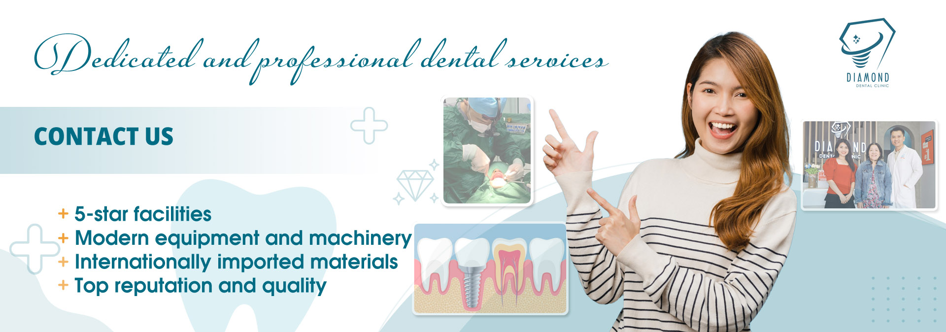 Contact Diamond Dental Clinic right now!
