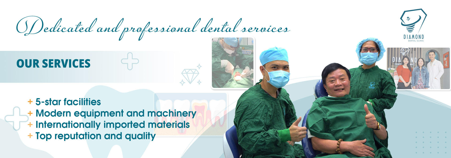 Dental services at Diamond Dental Clinic BienHoa.