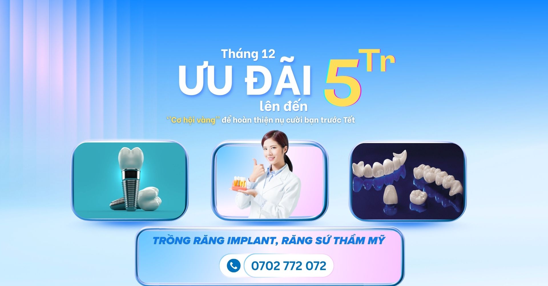 Ưu đãi trồng Implant răng sứ tại Nha Khoa Diamond Biên Hòa